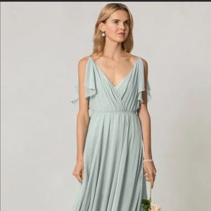 Jenny Yoo Cassie Dress- Morning Mist (Size 12)